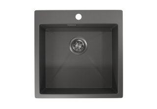 Мойка кухонная Granula 5151, ГРАФИТ МАТОВЫЙ